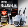 綠巨能4K高清Type-C無線投屏器HDMI同屏器辦公會議適用手機平板電腦筆記本電視點對點50米 雙發(fā)一收套裝 曬單實拍圖