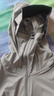 蕉下（beneunder）防曬衣女涼感修身AL11924短款辣妹防曬服女外套烏云灰L 曬單實(shí)拍圖
