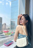 PEDRO七夕禮物牛皮馬鞍包ICON系列單肩包腋下包斜挎包女包PW2-75210151 PW2-75210151-4米色（銀色五金） XS 曬單實拍圖