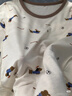 babylove【紡軟織柔】寶寶家居服套裝春秋嬰幼兒純棉內(nèi)衣打底秋衣睡衣套裝 青欖棲枝 90 cm 曬單實拍圖