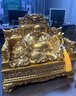 廣贊萊坐擁百財彌勒佛擺件笑佛大肚佛家用供奉客廳裝飾店鋪開(kāi)業(yè)禮品 坐擁百財彌勒佛擺件 曬單實(shí)拍圖