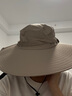 卡帝樂鱷魚（CARTELO）西部牛仔帽子女士漁夫帽防曬帽夏季戶外遮陽帽太陽帽徒步登山帽男 曬單實(shí)拍圖