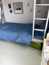 北極絨（Bejirog）大學(xué)生宿舍六件套床上用品全套高中單人寢室被褥全套一整套三件套 安琪-賓利藍(lán)【一站式購齊 拎包入住】 0.9-1.2m 床單款 三件套+3斤被子+枕芯 曬單實(shí)拍圖