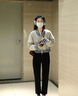 DGOV針織衫女2025新款毛衣女短款寬松圓領(lǐng)慵懶針織條紋外套拉鏈外套女 粉色 S 建議80-95斤 曬單實(shí)拍圖