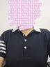 Navigare意大利小帆船女撞色通勤連衣裙短袖時(shí)尚POLO裙2322845501 藍 XL  曬單實(shí)拍圖