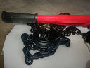 滬工手扳葫蘆起重倒鏈?zhǔn)掷J手搖吊機(jī)1/2/3/5噸手板緊線器0.75T手動(dòng) 1.6噸×3米 曬單實(shí)拍圖