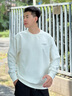 森馬（Semir）王安宇|商場(chǎng)同款XCNSPACE航天合作系列衛衣男2025秋新款情侶 奶白10532 L 曬單實(shí)拍圖