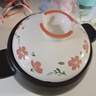 小熊（Bear）砂鍋 山茶花煲湯鍋耐高溫不開裂 3.5L通用沙鍋 寬口燉鍋陶瓷鍋 曬單實拍圖