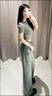 LPOX復(fù)古做舊高腰垂感直筒牛仔褲女小個(gè)子美式高街顯瘦拖地闊腿長褲潮 復(fù)古藍(lán)小個(gè)子款 145-155 XS 曬單實(shí)拍圖
