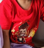 俞兆林（YUZHAOLIN）兒童短袖T恤夏季男女童t恤中小童哪吒衣服百搭純棉打底上衣 曬單實(shí)拍圖