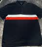 Tommy Hilfiger【透氣舒適】春夏男裝純棉珠地網(wǎng)眼休閑拼色修身翻領(lǐng)短袖T恤POLO 藏青色FAP S （推薦：120-130斤） 曬單實拍圖