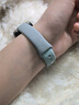 炫戴美味鯛魚(yú)燒丨適用華為手環(huán)11表帶11pro硅膠拼色華為9/8腕帶鐳雕榮耀手環(huán)10/9/7通用女生夏季配件 按壓式快拆款·霧霾藍拼淺灰 適用：華為手環(huán)10/9/8代 NFC版通用 曬單實(shí)拍圖