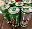 喜力啤酒500ml*21聽大罐聽裝 Heineken（經(jīng)典18聽+星銀3聽）中秋送酒 曬單實(shí)拍圖