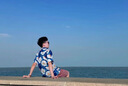 棉之雪粉色薄款短褲男生夏季2025外穿美式潮牌寬松運動休閑五分褲子男士 水波紋短褲 粉色 XL [162-168cm] 曬單實拍圖