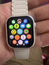 WITGOER【IP68級(jí)防水】保護(hù)殼膜一體適用蘋果手表applewatch s9/8/7iphone/series全包超薄鋼化膜配件女款 曬單實(shí)拍圖