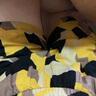 UKCF大褲衩女外穿復(fù)古棉麻短褲女夏2022新款休閑褲松緊腰女褲子韓版印花闊腿褲 幾何黃 不含腰帶 XL 建議115-130 曬單實拍圖