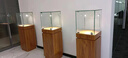玻璃展示柜古董瓷器奇石雕像柜展覽柜展臺博物館文物展柜珠寶柜臺 白色40*40*120整體發(fā)貨 曬單實拍圖