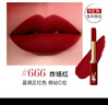 歐萊雅（LOREAL）歐萊雅粗管口紅唇釉禮盒唇膏啞光666開(kāi)掛紅160小妖金新年禮物女生 歐萊雅口紅黑金【藍調正紅色】666 曬單實(shí)拍圖