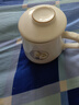 琦軒源羊脂玉瓷茶杯茶水分離陶瓷辦公杯水杯大容量帶蓋白瓷馬克杯可定制 曬單實(shí)拍圖