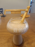 阿布熊ins風(fēng)網(wǎng)紅創(chuàng)意造型玻璃水杯子搞怪奶茶杯個(gè)性咖啡杯果汁杯 菇的白-蘑菇杯【250ml】 曬單實(shí)拍圖
