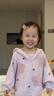 戴維貝拉（DAVE＆BELLA）保暖兒童睡衣兩件套女寶寶衣服冬季加厚秋冬幼兒服裝女童家居服 草莓印花 110 cm（建議身高100-110cm） 曬單實拍圖