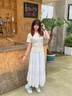 藍(lán)彩何白色半身裙子女夏季2025新款蛋糕蓬蓬裙a字半身長(zhǎng)裙氣質(zhì)顯瘦顯高 【蛋糕半身裙】-白色 M （適合95-110斤） 曬單實(shí)拍圖