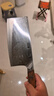 炊大皇菜刀9鉻復合鋼家用切片刀切肉刀具花梨木手柄廚師刀具 曬單實拍圖