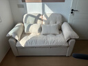 木宮匠胖貓可拆洗沙發(fā)床客廳小戶(hù)型折疊兩用一體云朵單雙人布藝2025新款 1.2米單人位-貓抓布【可拆洗】 海綿版（絨絲棉+ 竹炭海綿） 曬單實(shí)拍圖