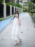 THINKPIRE波西米亞女童連衣裙2025款夏季兒童背心裙子中大童女孩沙灘裙度假 圖片色 170 碼建議身高160CM 曬單實(shí)拍圖