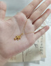 中國黃金（CHINA GOLD）大小十字架黃金項(xiàng)鏈男女款足金吊墜飾品情人節(jié)生日禮物送男女友 十字架吊墜【配S925鏈】約2.3g 曬單實(shí)拍圖