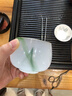 福美古厝金邊玉瓷茶杯大號品茗杯琉璃玉建盞主人杯個人單杯功夫茶具禮盒裝 大號翠綠玉瓷鎏金盞120ml1只 200mL以下 曬單實拍圖