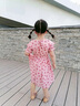G.duck女童波點(diǎn)連衣裙夏裝2025新款韓版兒童夏季裙子女大童洋氣雪紡裙潮 粉紅色 110 曬單實(shí)拍圖