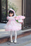 G.DUCKKIDS小黃鴨童裝洛麗塔公主裙兒童連衣裙女童春秋季蓬蓬裙玉桂狗網(wǎng)紗裙 粉色美樂蒂送頭飾+裙撐 130 尺碼7~8歲【120-130cm】cm 曬單實拍圖