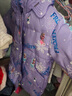 G.DUCKKIDS女童羽絨服中長(cháng)款童裝冬季新款小童寶寶公主亮面免洗輕薄保暖外套 紫色愛(ài)莎 110 (建議身高110cm左右) 曬單實(shí)拍圖
