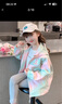 乖妮貓女童春秋裝外套2025款兒童洋氣女孩春秋季連帽卡通夾克運(yùn)動(dòng)上衣 圖片色 130 碼 曬單實(shí)拍圖