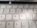 B.O.W航世 HD098C雙模無線藍牙充電鍵盤 手機平板ipad電腦蘋果小米華為辦公通用超薄靜音鍵盤  銀白 曬單實拍圖