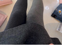 小野和子【楊冪同款】羊毛棉褲襪女秋冬季保暖秋褲打底褲加絨加厚連褲襪 曬單實(shí)拍圖
