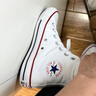 匡威（Converse）官方 All Star男女帆布鞋運(yùn)動(dòng)鞋慵懶灰灰色171265C 171265C 37.5 曬單實(shí)拍圖