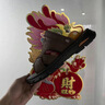 夢(mèng)特嬌（MONTAGUT）涼鞋男2025夏季真牛皮透氣休閑沙灘鞋男士軟底戶外防滑兩用拖鞋男 駝色-頭層牛皮（皮鞋碼） 41 曬單實(shí)拍圖