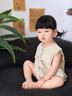 G.DUCKKIDS嬰兒連體衣男寶寶2025新款夏裝嬰兒夏季工裝背帶褲可愛包屁哈衣外 卡其色工裝無袖雙兜小熊連體 73cm 73 曬單實(shí)拍圖