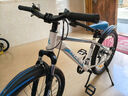 鳳凰（Phoenix）兒童自行車(chē)山地車(chē)學(xué)生車(chē)腳踏車(chē)6-12-18歲童車(chē) 霸道 白藍(lán)色 24寸 曬單實(shí)拍圖