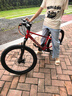 優(yōu)貝兒童自行車學(xué)生青少年山地鋁合金變速10-14歲 皇冠 24寸  率真紅 曬單實(shí)拍圖