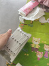 可伸縮書立帶筆筒金屬書架一體桌面書本收納架高中生擋板書夾折疊固定書本學生用桌上立書架放書神器收縮書擋 【加厚大號】象牙白 曬單實拍圖