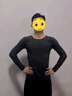 蒙羊王10A抗菌男士保暖內(nèi)衣套裝男無(wú)痕發(fā)熱羊絨蠶絲冬季加厚秋衣秋褲男 午夜藍(lán) 3XL 曬單實(shí)拍圖
