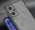 榕斌 適用真我gt neo2手機殼realme gt2保護套防摔磨砂鏡頭全包硅膠男女士款防滑商務硬殼 真我gtneo2/gt2【石墨黑】手機殼 曬單實拍圖