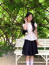 FSHE2025超火夏裝一整套ootd減齡穿搭小個子學院風氣質a字半身裙短裙 粉白色襯衫+半裙【套裝】【套裝 S 40/45kg 曬單實拍圖