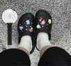 CROCS卡駱馳貝雅云彩女士洞洞鞋|208186 黑色-001 37/38(240mm) 曬單實(shí)拍圖