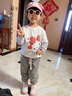 泰蘭尼斯童鞋311室內鞋秋季新款男幼兒園鞋透氣網(wǎng)布鞋防滑室內鞋 米白/粉 27 內長(cháng)17.5cm 適合腳長(cháng)16.5cm 曬單實(shí)拍圖