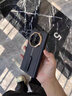 樂(lè )比億華為matext手機殼新款華為xt三折疊屏非凡大師保護套hh全包防摔超薄真皮帶支架的高端商務(wù)男外殼 【玄黑色】進(jìn)口真皮*雙磁吸鉸鏈全包*旋轉支架 曬單實(shí)拍圖