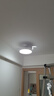 美的（Midea）風(fēng)扇燈餐廳吊扇燈led臥室燈隱形扇葉遙控三防燈具熟睡風(fēng)包安裝 曬單實拍圖